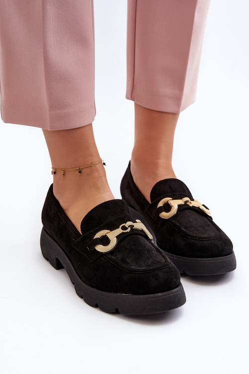 Жіночі мокасини з декором Railenes чорні