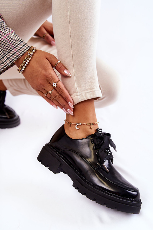 Туфлі жіночі лаковані La.Fi 210004B-NL Чорні