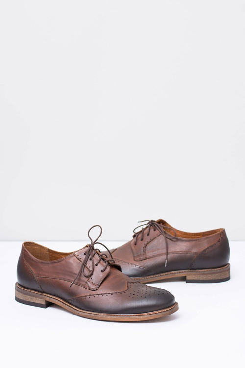 Нікопольські шкіряні елегантні чоловічі напівчоботи Mortes