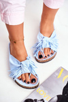 Жіночі шльопанці Blue Tassels Marina