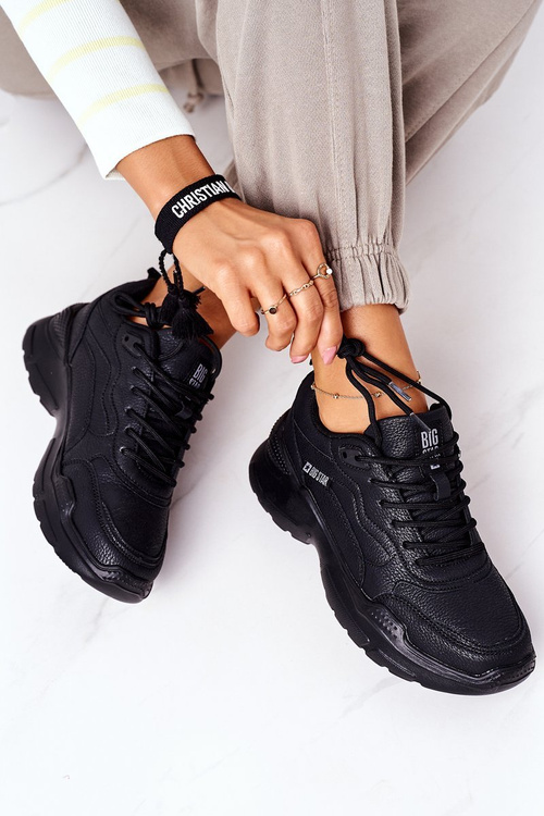 Жіноче спортивне взуття Кросівки Big Star EE274462 Чорні