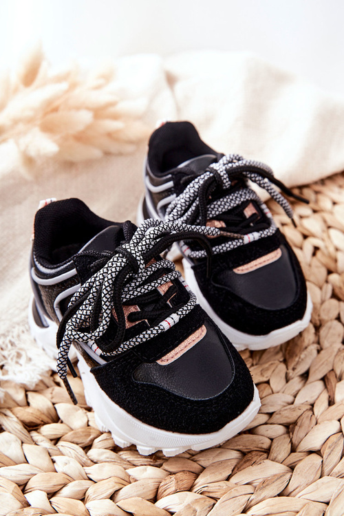 Дитяче спортивне взуття Кросівки чорні Rommie