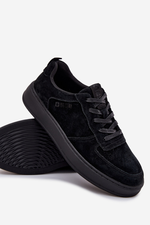 Чоловічі Кросівки На Платформі З Замші Big Star OO174012 Чорні