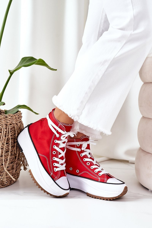 Високі кросівки на платформі Red Electric Love