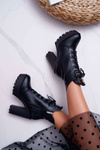 Жіночі високі чоботи чорні гранж Midow