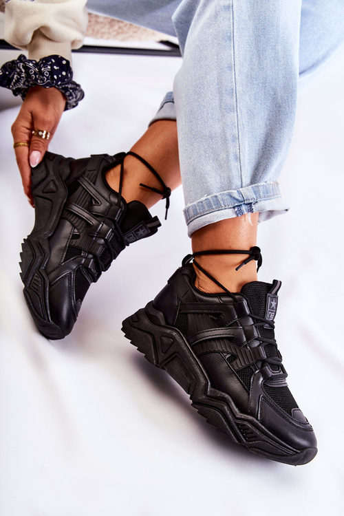 Жіноче спортивне взуття Кросівки Чорні Daren