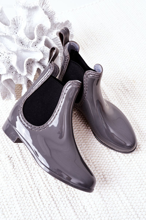 Дитячі калоші Дощовик Сіра Лілія