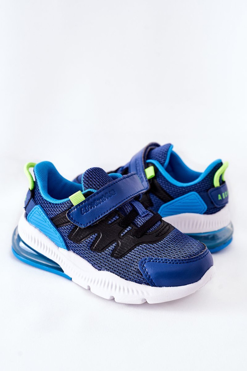 Дитяче спортивне взуття на липучці ABCKIDS Blue-Black