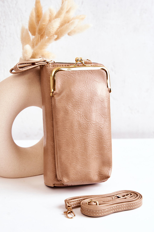 Гаманець Сумочка 2 в 1 На Bigiel Beige Leonore