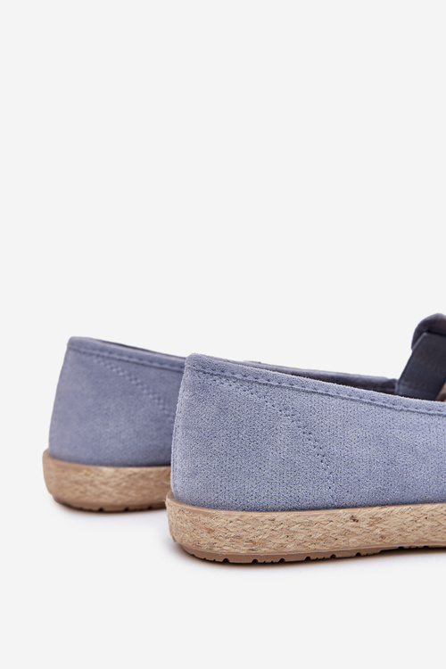 Чоловічі еспадрильї з еко замші сині Lunaria