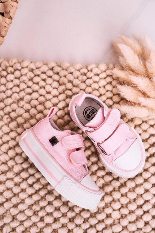 Дитячі кросівки на липучці BIG STAR HH374099 Рожеві