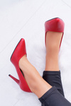 Туфлі Sergio Leone Matte Stiletto Red Feliciana