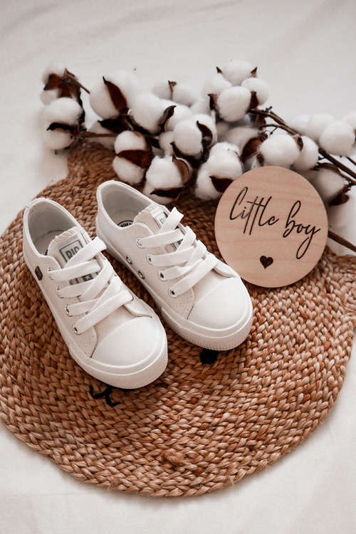 Дитячі шкіряні кросівки BIG STAR JJ374310 Білі