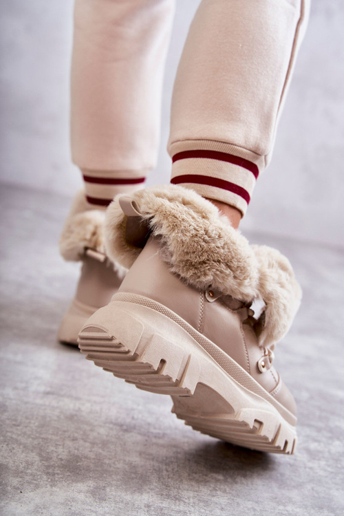 Теплі черевики Trappers Beige Charles