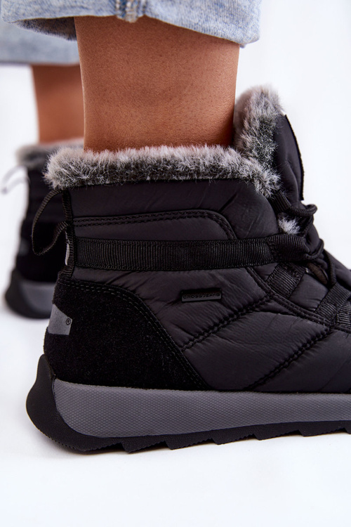 Жіночі утеплені зимові черевики Cross Jeans KK2R4016C чорні