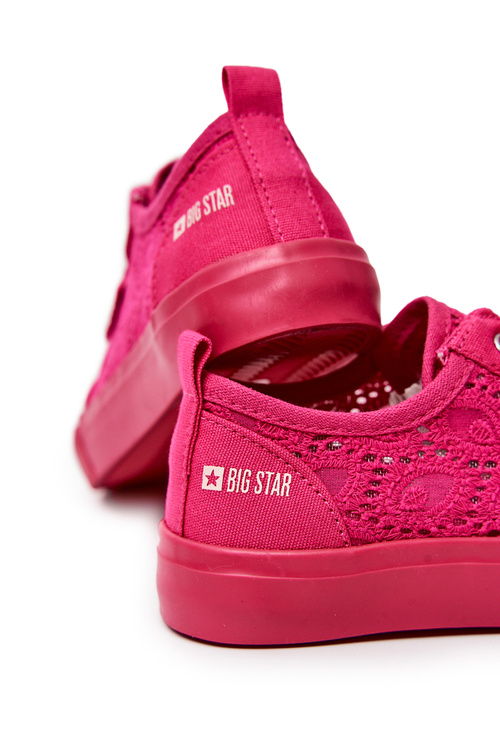 Ажурні кросівки Big Star JJ374007 Рожеві