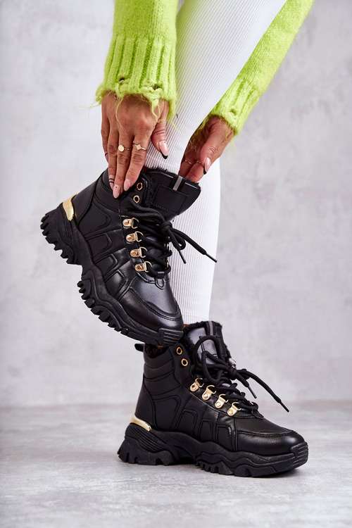 Жіночі утеплені чоботи Black Hareshaw