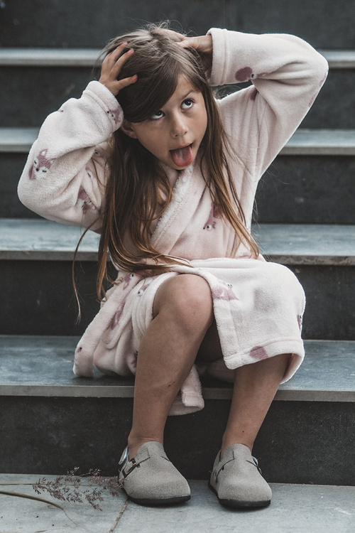 Дитячі Клоги На Пробковій Платформі Сірі Vulagia