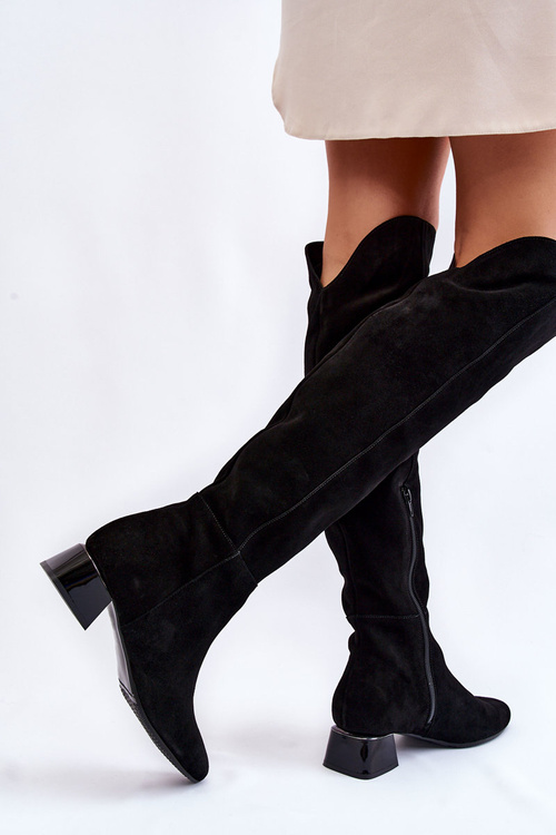 Замшеві черевики Laura Messi 2221 Чорні