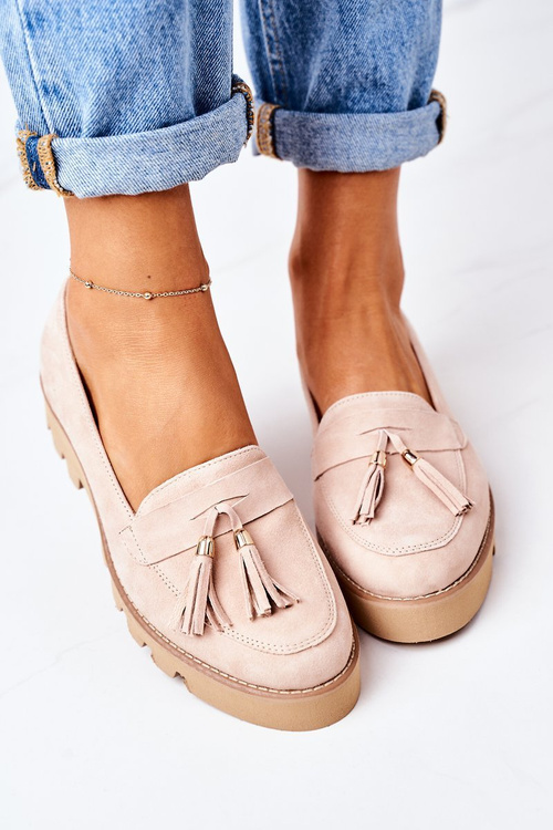 Замшеві мокасини Lewski Shoes 3053 Cappuccino