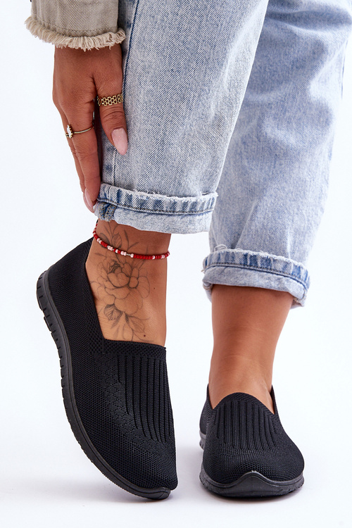 Жіночі сліпони чорні Lento