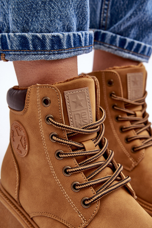 Черевики Trapper Camel Felizia на шкіряній підкладці