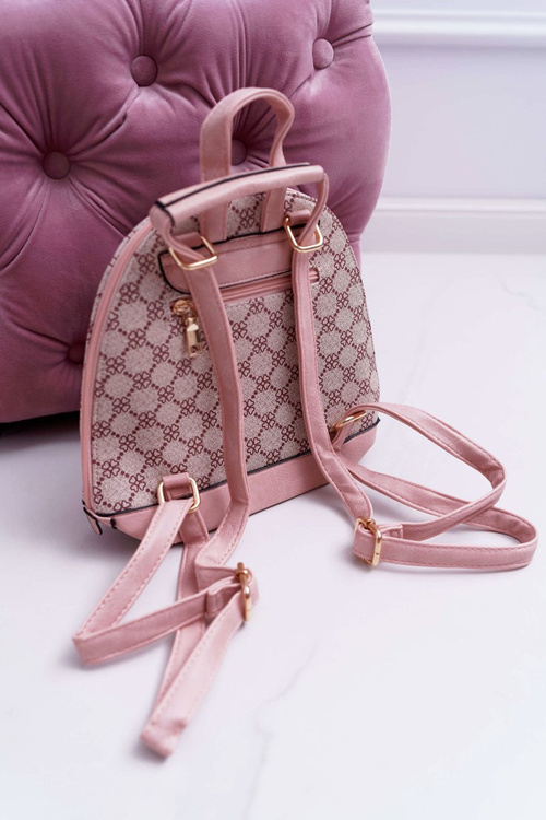 Класичний жіночий рюкзак Рожевий Елегант