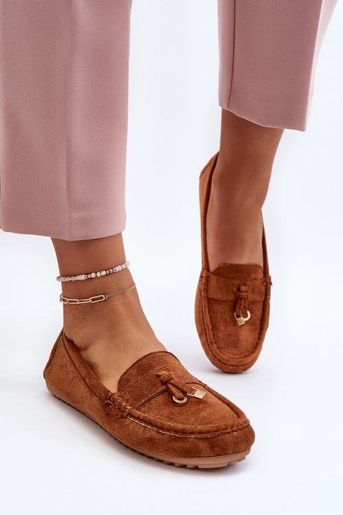 Жіночі замшеві класичні мокасини Camel Ontala