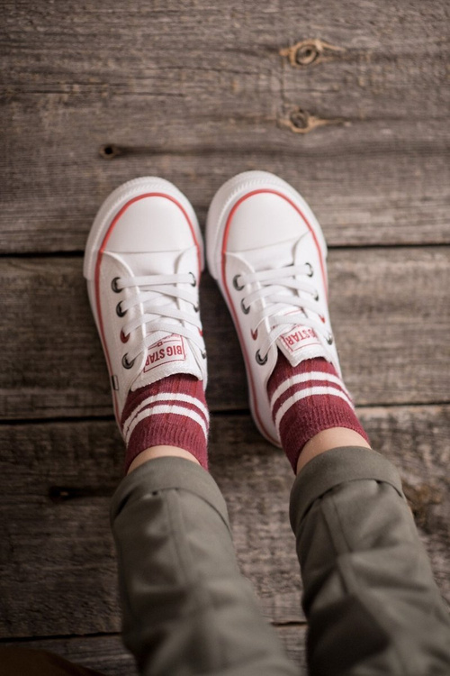 Дитячі класичні низькі кросівки BIG STAR HH374089 Білі