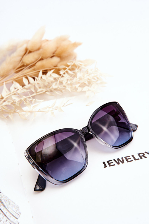 Сонцезахисні окуляри UV400 Prius V202 Декорація Прозоро-чорні