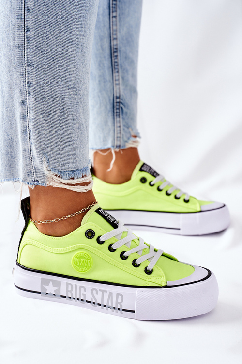 Кросівки на платформі BIG STAR II274022 Neon Yellow