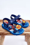Дитячі босоніжки Superman Grendene Kids JJ385050 Сині