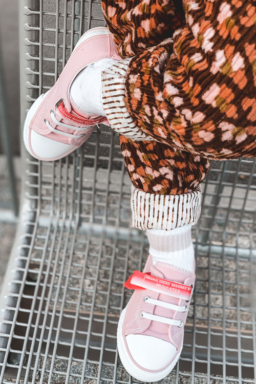 Дитячі низькі кросівки BIG STAR JJ374078 Рожеві