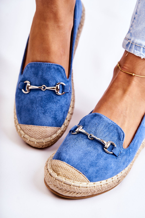 Класичні жіночі еспадрільї сліпони Blue Oresa