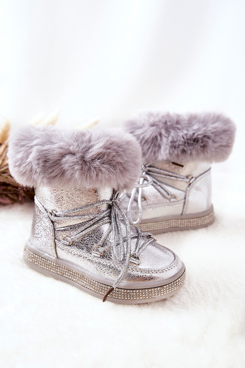 Дитячі чоботи з хутром Silver Grandis