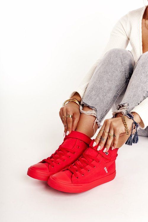 Жіночі високі кросівки Big Star FF274580 Red