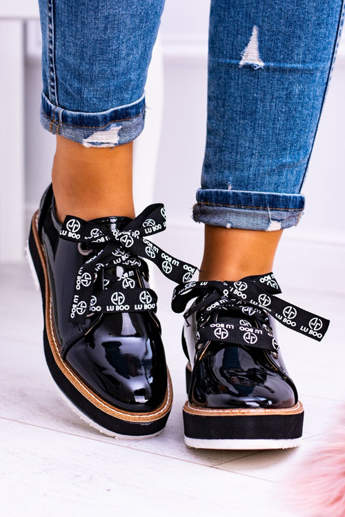 Чорні жіночі напівчоботи Lu Boo Moonlight