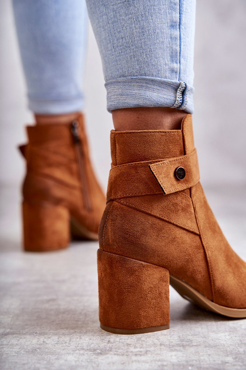 Жіночі замшеві черевики La.Fi 260041C-SU Camel