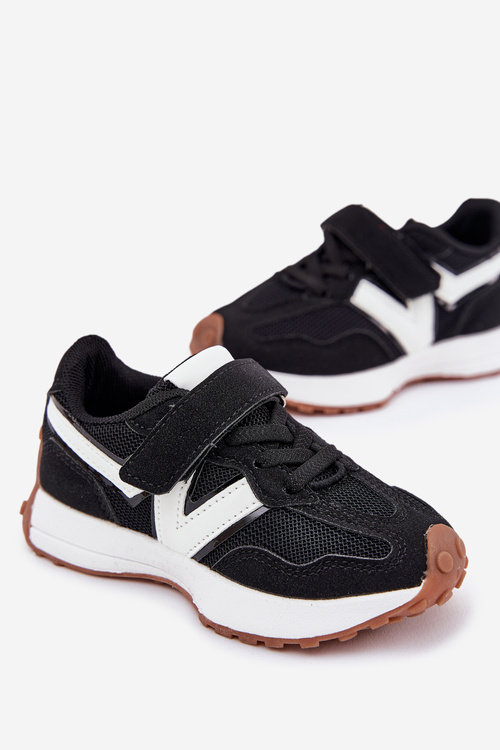 Дитячі Кросівки На Велкро Чорні Tezzu