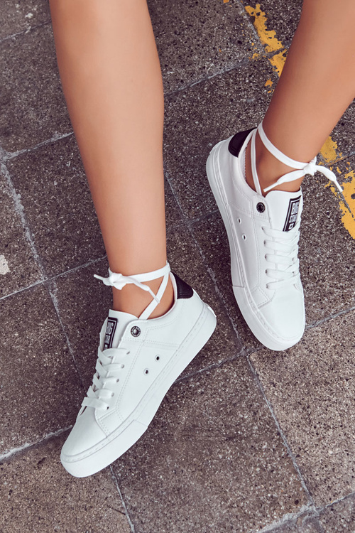 Шкіряні кросівки Big Star JJ274211 біло-чорні