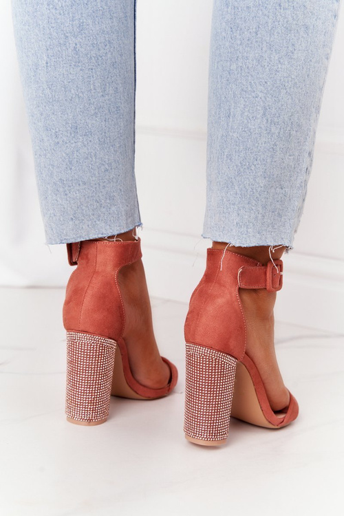 Сандалі на планці з кубічним цирконієм Lu Boo Brick