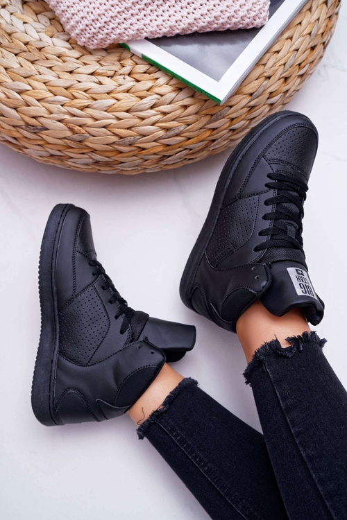 Жіночі високі кросівки Big Star чорні EE274211