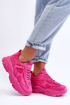 Жіночі кросівки на масивній платформі Фуксія Agnenia