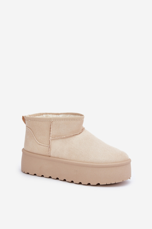 Жіночі Снігоступи На Платформі СвітлоБежеві Нінала