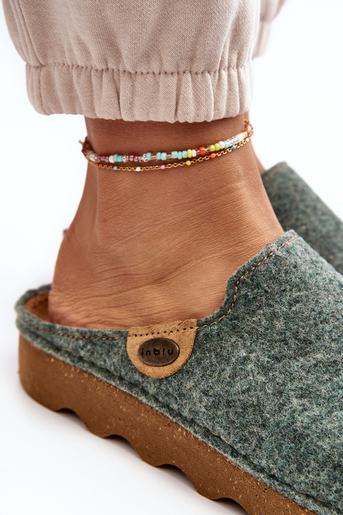 Жіноче домашнє взуття Profilactic Тапочки Inblu DK000011 Зелений