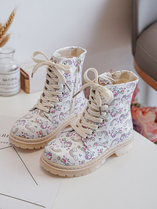 Бежеві чоботи Dolida на підкладці на блискавці