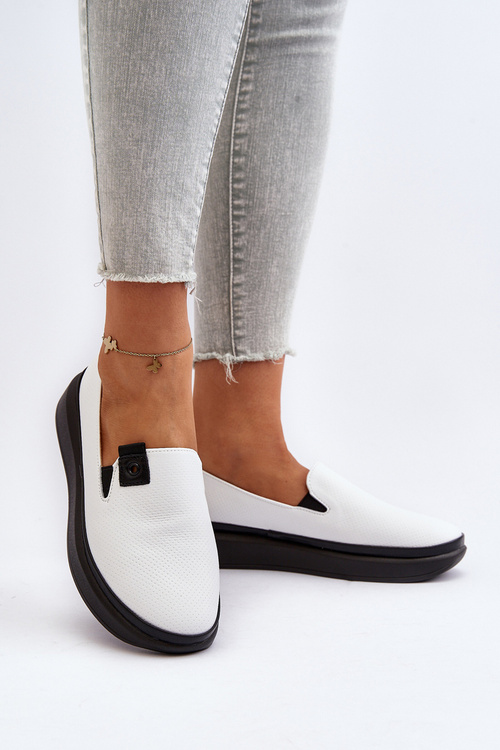 Жіночі шкіряні еспадрільї на платформі різнокольорового кольору Chorisa