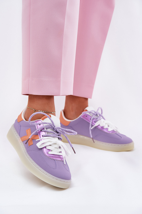 Низьке Жіноче Спортивне Взуття Фіолетове Zelevelis