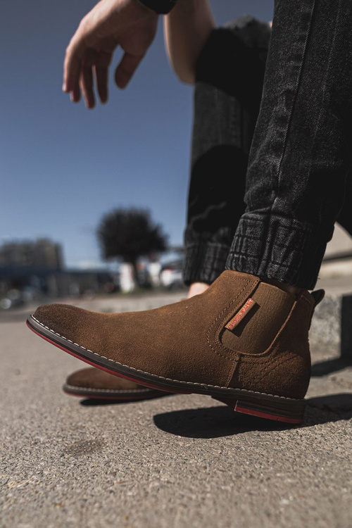 Чоловічі джинси Cross Jeans Camel Високі черевики Camel EE1R4068C