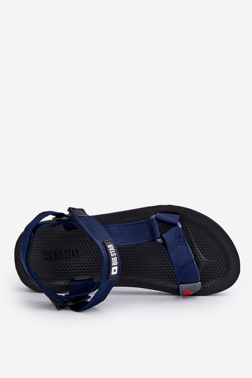 Чоловічі босоніжки на липучці Big Star DD174718 Темно-сині